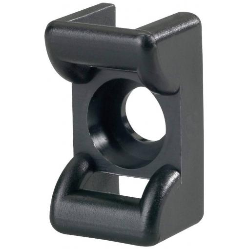 HellermannTyton KR6G5-PA66-BK (100) úchytka šroubovací 151-24600 černá 100 ks