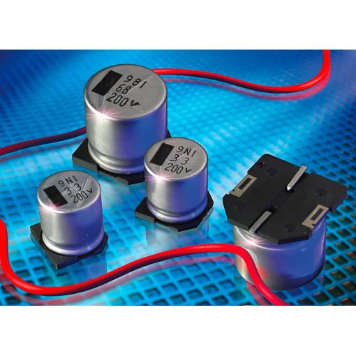 NIC Components Cap Aluminium SMD elektrolytický kondenzátor SMD 330 µF 35 V 20 % (Ø x d) 10 mm x 10.5 mm 1 ks