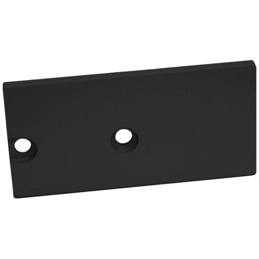 Barthelme 62399536_9005 BARdolino Muro sada koncovek hliník (d x š x v) 2 x 18.4 x 37.3 mm 2 ks