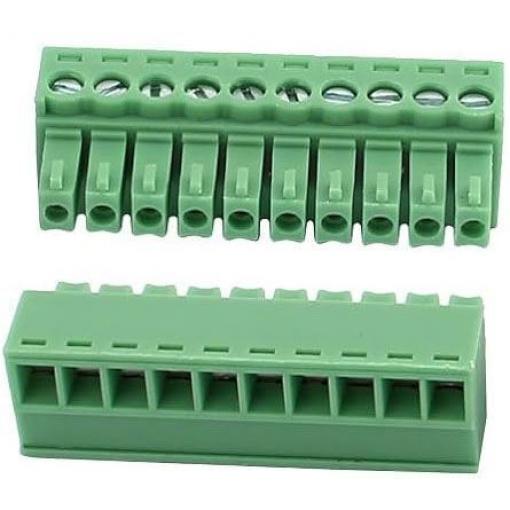 Svorkovnice násuvná KF2EDGK-10P, 10 pólů, RM 3,81 mm
