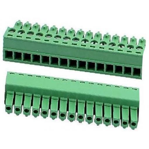 Svorkovnice násuvná KF2EDGK-15P, 15 pólů, RM 3,81 mm