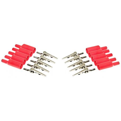 Mueller Electric BU-P2240-2 krokosvorka červená Délka: 54.61 mm 1 sada