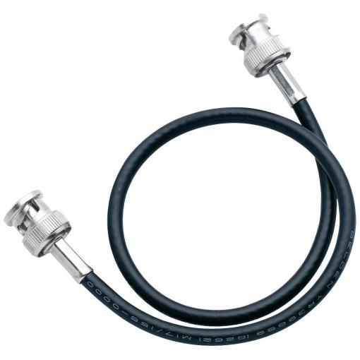Mueller Electric BU-5050-B-12-0 měřicí kabel BNC zástrčka BNC zástrčka 0.3 m černá 1 ks