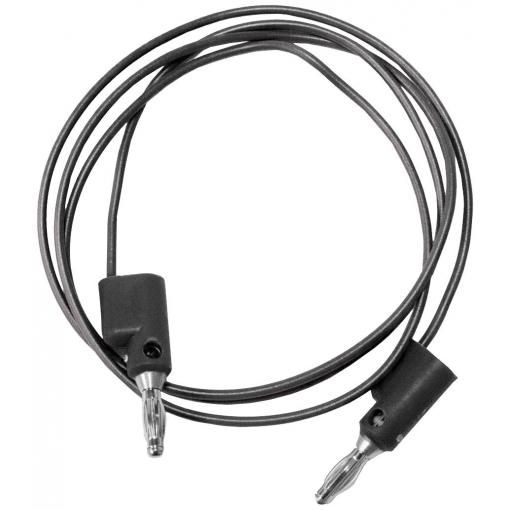 Mueller Electric BU-2020-A-24-0 měřicí kabel banánková zástrčka 4 mm banánková zástrčka 4 mm 0.610 m černá 1 ks