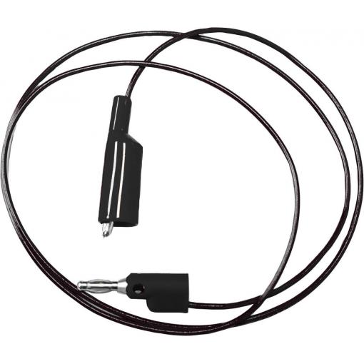 Mueller Electric BU-2030-A-60-0 měřicí kabel banánková zástrčka 4 mm krokosvorky 1.5 m černá 1 ks