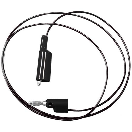 Mueller Electric BU-2030-A-96-0 měřicí kabel banánková zástrčka 4 mm krokosvorky 2.4 m černá 1 ks