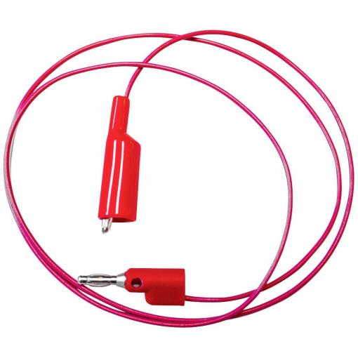 Mueller Electric BU-2030-A-36-2 měřicí kabel banánková zástrčka 4 mm krokosvorky 0.9 m červená 1 ks