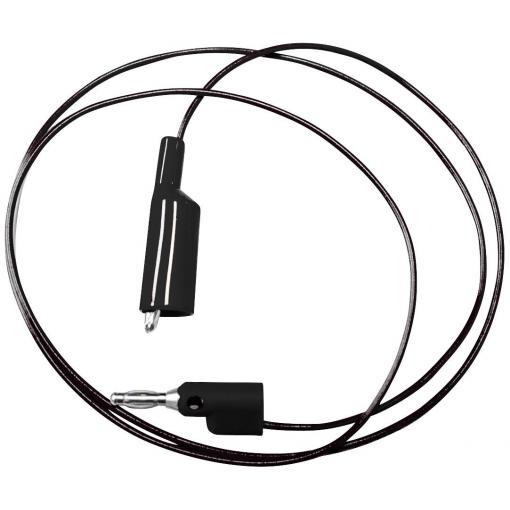 Mueller Electric BU-2030-A-48-0 měřicí kabel banánková zástrčka 4 mm krokosvorky 1.2 m černá 1 ks