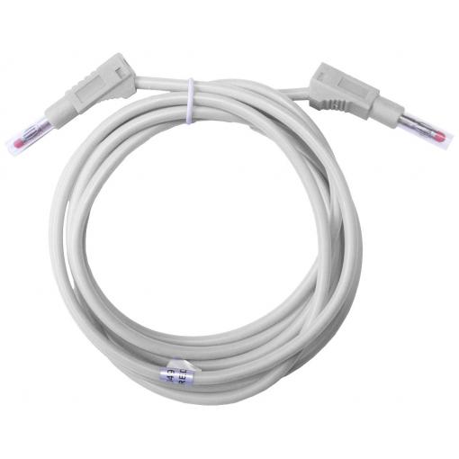 Mueller Electric BU-2323-10-79-9 měřicí kabel banánková zástrčka 4 mm banánková zástrčka 4 mm 2 m bílá 1 ks