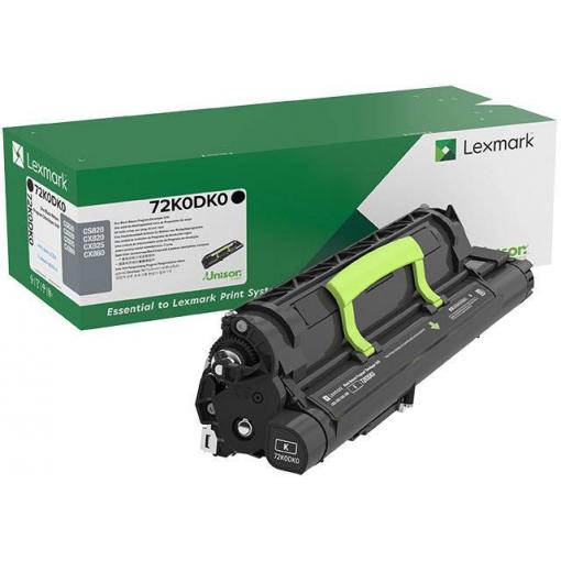 Lexmark vratná vývojová jednotka CS820 CS827 CX820 CX825 CX827 CX860 72K0DK0 originál černá 300000 Seiten