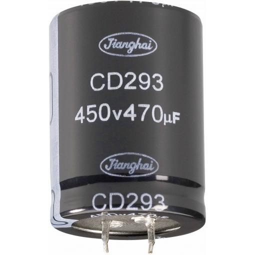 Jianghai ECS1EBW472MT6P22225 elektrolytický kondenzátor Snap In 10 mm 4700 µF 25 V 20 % (Ø x v) 22 mm x 25 mm 1 ks
