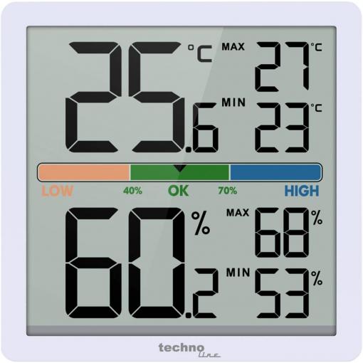 Techno Line Thermo-Hygrostation teploměr a vlhkoměr WS9472