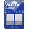 Varta 16634101402 Motion Sensor Outdoor Light Twin LED campingové osvětlení 40 lm na baterii 60 g šedá