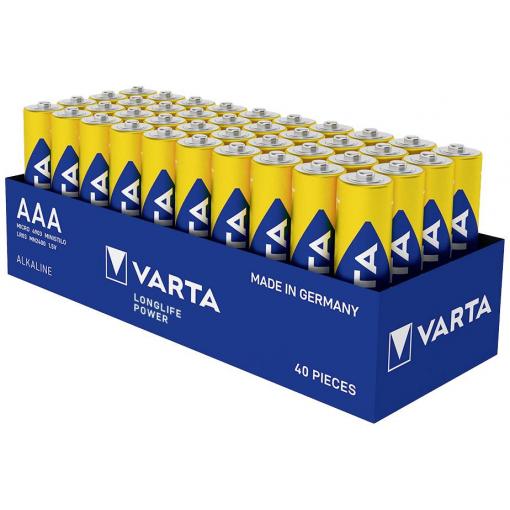 Varta Longlife LR03 mikrotužková baterie AAA alkalicko-manganová 1200 mAh 1.5 V 4 ks