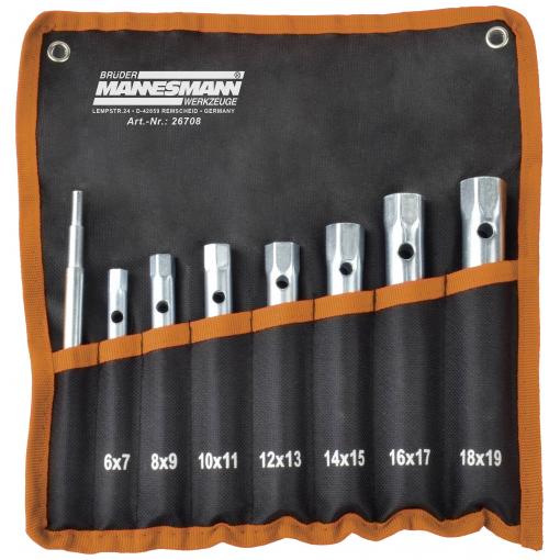 Brüder Mannesmann M26708 Trubkový klíč 8dílná