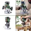 Bosch Home and Garden AdvancedTrimRouter 18V-8 Combi-Set Akumulátorová ohraňovací/horní fréza 2v1, 06039D5002