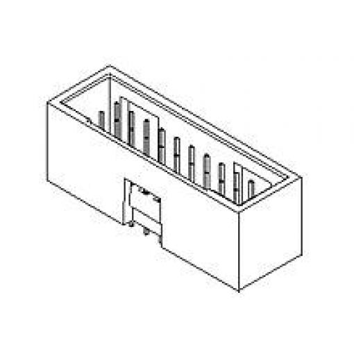 Molex vestavná pinová lišta (standardní) 15800263, 1 ks Tube
