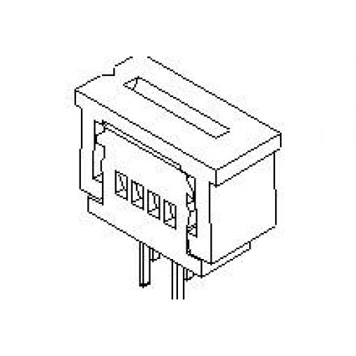 Molex Konektor FFC / FPC 39532185, 1 ks Tray