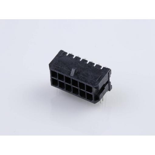 Molex vestavná pinová lišta (standardní) 12, rozteč 3 mm, 430451221, 1 ks Tray