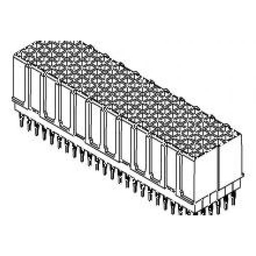 Molex vestavná zásuvková lišta (standardní) 737801255, 1 ks Tube