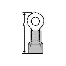 Molex 190670101 kulaté kabelové oko 1 ks Bulk