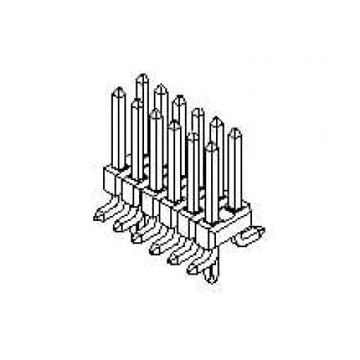 Molex vestavná pinová lišta (standardní) 15911162, 1 ks Tube