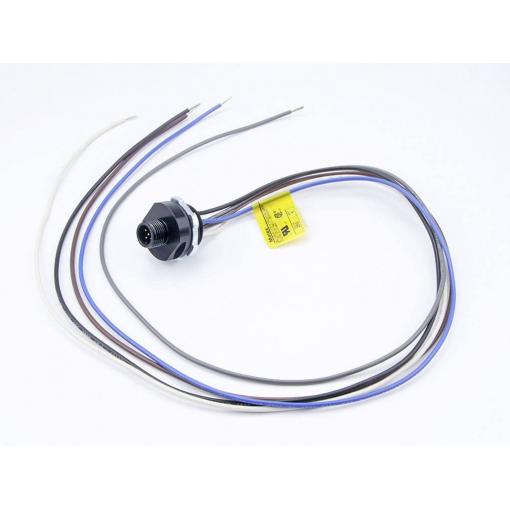 Molex upravený zástrčkový konektor pro senzory - aktory, 1200700250, 1 ks