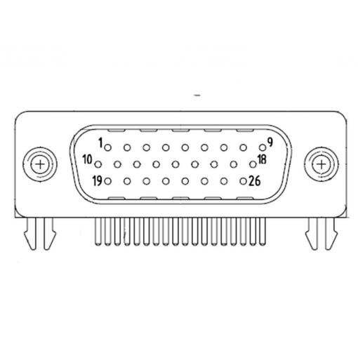 Molex 1731130210 D-SUB zástrčka 1 ks Bulk