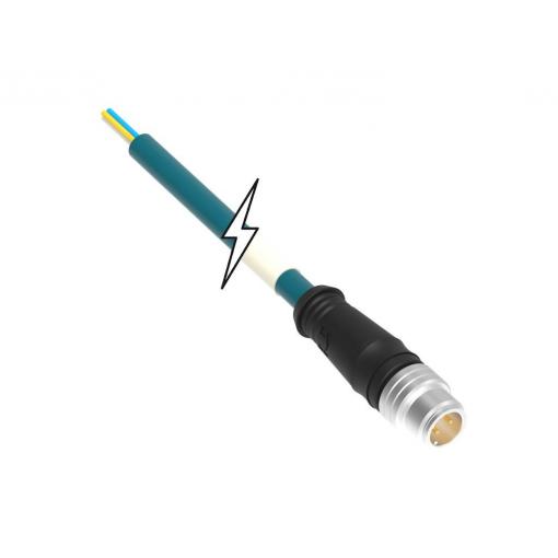 Molex upravený zástrčkový konektor pro senzory - aktory, 1300480038, 1 ks