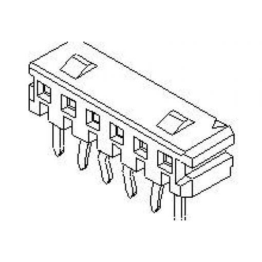 Molex vestavná zásuvková lišta (standardní) 524181410, 1 ks Tray