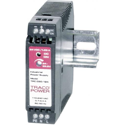 TracoPower TPC 030-148 síťový zdroj na DIN lištu, 48 V/DC, 0.6 A, 30 W, výstupy 1 x