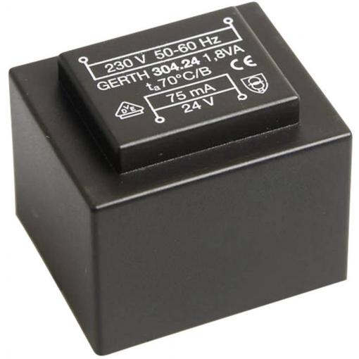 Gerth PT302401 transformátor do DPS 1 x 230 V 1 x 24 V/AC 1.80 VA 75 mA