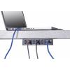 Renkforce RF-3513012 USB Hub 7 portů USB-A USB 3.0 5 GBit/s pro průmyslové použití, pro montáž na zeď černá