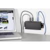 Renkforce RF-3513012 USB Hub 7 portů USB-A USB 3.0 5 GBit/s pro průmyslové použití, pro montáž na zeď černá