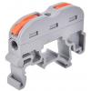 Rychlospojka bezšroubová PCT-211D, 0,5–4 mm², DIN lišta