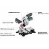 Metabo 610216000 kapovací pila, průměr listu 216 mm, uchycení 30 mm, 1100 W