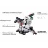 Metabo 614216920 akumulátorová kapovací pila , akumulátor, vč. nabíječky, průměr listu 216 mm, uchycení 30 mm