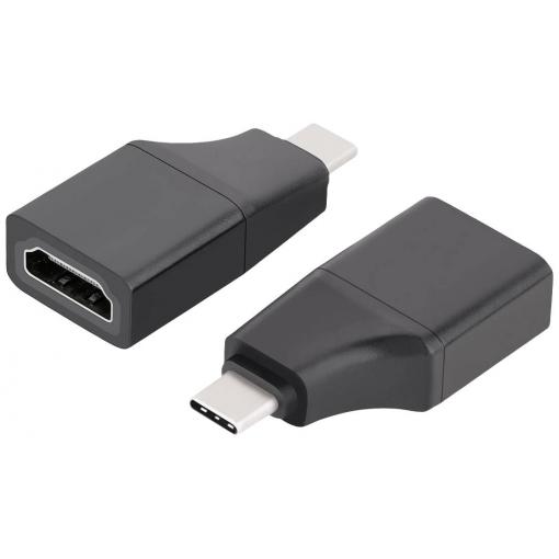 Value USB-C® adaptér [1x USB-C® zástrčka - 1x HDMI zásuvka] 0 mm