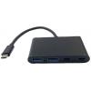 Value 14.99.5041 USB Hub 2 + 2 port USB-A, USB-C® USB 3.2 Gen2 10 GBit/s s konektorem USB C černá