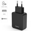 Hama USB nabíječka, 1x USB A , 19.50 W, černá