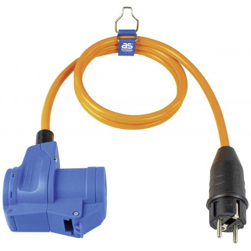 AS Schwabe 62436 Campingový adaptérový kabel, 16 A, 3pólový, 1 ks