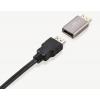 SpeaKa Professional SP-11302000 HDMI adaptér [1x HDMI zástrčka - 1x HDMI zásuvka] šedá UHD 8K @ 60 Hz, UHD 4K @ 120 Hz