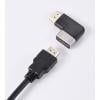 SpeaKa Professional SP-11302004 HDMI adaptér [1x HDMI zástrčka - 1x HDMI zásuvka] černá, stříbrná UHD 8K @ 60 Hz, UHD 4K @ 120 Hz 90° zatočeno doprava
