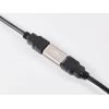 SpeaKa Professional SP-11301992 HDMI adaptér [1x HDMI zásuvka - 1x HDMI zásuvka] šedá UHD 8K @ 60 Hz, UHD 4K @ 120 Hz hliníková zástrčka