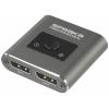 SpeaKa Professional SP-BDS-250 2 porty DisplayPort přepínač UHD 8K @ 60 Hz, UHD 4K @ 120 Hz