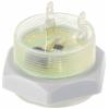 TRU COMPONENTS TC-10475832 piezo bzučák Hlučnost: 95 dB Napětí: 12 V/DC nepřerušovaný tón, Modrá LED 1 ks