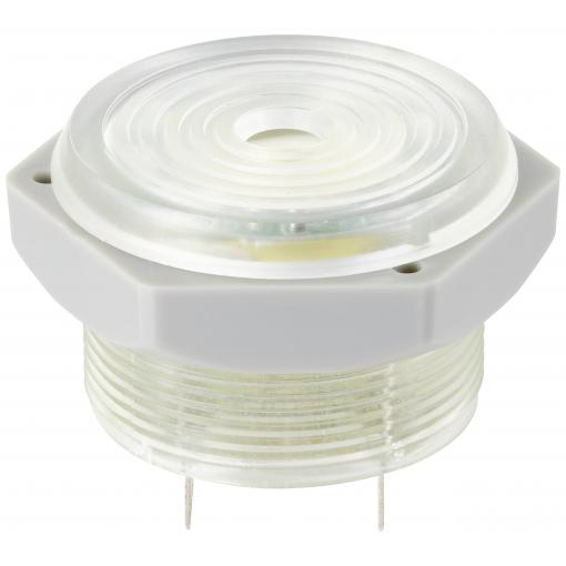 TRU COMPONENTS TC-10475832 piezo bzučák Hlučnost: 95 dB Napětí: 12 V/DC nepřerušovaný tón, Modrá LED 1 ks