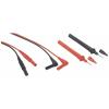 VOLTCRAFT VC801 měřicí kabel zástrčka 4 mm zkušební hroty 1.5 m černočervená 1 ks