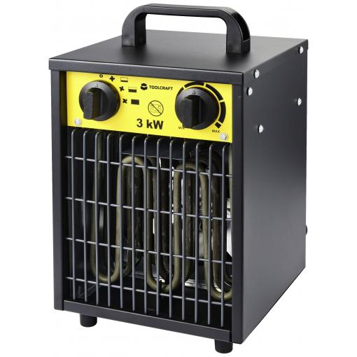 TOOLCRAFT TO-8578335 stavební ohřívač 3000 W černožlutá