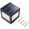 Sygonix SY-5593808 venkovní solární nástěnné osvětlení SMD LED pevně vestavěné LED 3 W černá